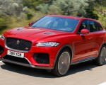 2019 Jaguar F-Pace SVR (Color: Firenze Red) Front Three-Quarter Wallpapers 150x120 (3)