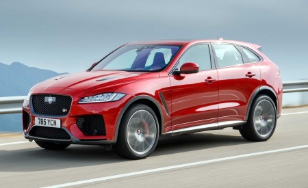 2019 Jaguar F-Pace SVR (Color: Firenze Red) Front Three-Quarter Wallpapers 450x275 (2)
