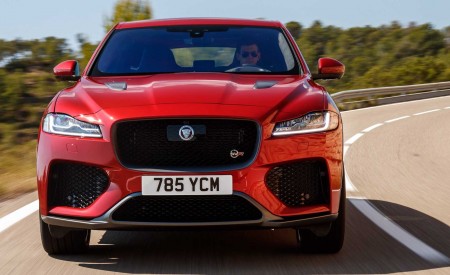 2019 Jaguar F-Pace SVR (Color: Firenze Red) Front Wallpapers 450x275 (23)