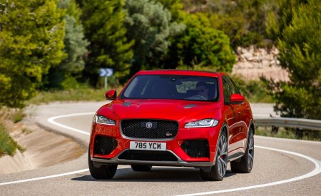 2019 Jaguar F-Pace SVR (Color: Firenze Red) Front Wallpapers 450x275 (24)