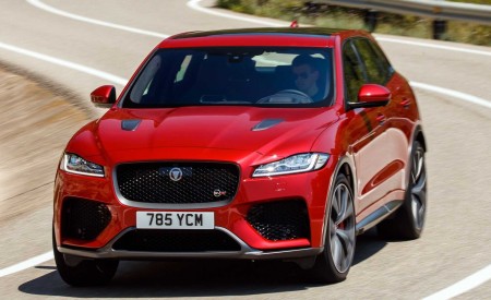 2019 Jaguar F-Pace SVR (Color: Firenze Red) Front Wallpapers 450x275 (7)