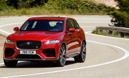 2019 Jaguar F-Pace SVR (Color: Firenze Red) Front Wallpapers 450x275 (8)