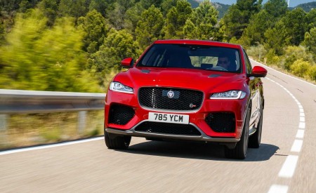2019 Jaguar F-Pace SVR (Color: Firenze Red) Front Wallpapers 450x275 (27)