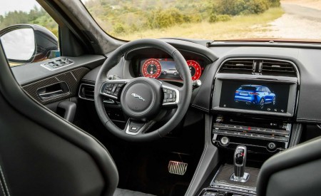 2019 Jaguar F-Pace SVR (Color: Firenze Red) Interior Cockpit Wallpapers 450x275 (49)