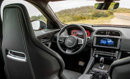 2019 Jaguar F-Pace SVR (Color: Firenze Red) Interior Cockpit Wallpapers 450x275 (50)