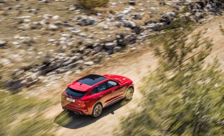 2019 Jaguar F-Pace SVR (Color: Firenze Red) Rear Three-Quarter Wallpapers 450x275 (39)