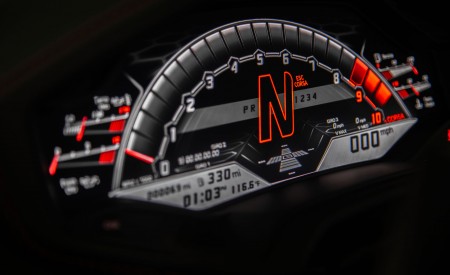 2019 Lamborghini Huracán EVO (Color: Orange) Digital Instrument Cluster Wallpapers 450x275 (67)