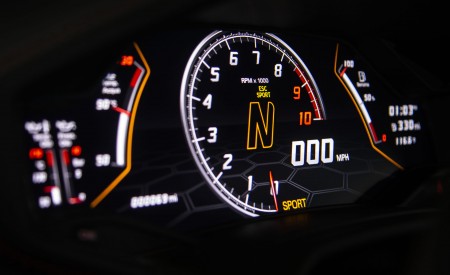 2019 Lamborghini Huracán EVO (Color: Orange) Digital Instrument Cluster Wallpapers 450x275 (66)