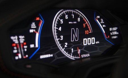 2019 Lamborghini Huracán EVO (Color: Orange) Digital Instrument Cluster Wallpapers 450x275 (64)