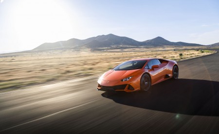 2019 Lamborghini Huracán EVO (Color: Orange) Front Three-Quarter Wallpapers 450x275 (18)