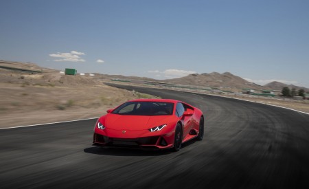 2019 Lamborghini Huracán EVO (Color: Orange) Front Wallpapers 450x275 (17)