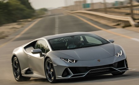 2019 Lamborghini Huracán EVO Front Three-Quarter Wallpapers 450x275 (115)
