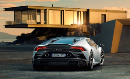 2019 Lamborghini Huracán EVO Rear Three-Quarter Wallpapers 450x275 (163)