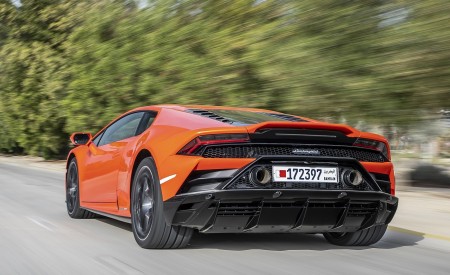 2019 Lamborghini Huracán EVO Rear Three-Quarter Wallpapers 450x275 (102)