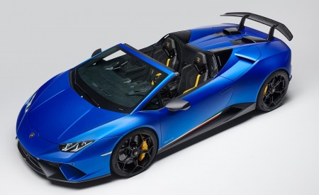 2019 Lamborghini Huracán Performante Spyder Front Three-Quarter Wallpapers 450x275 (70)