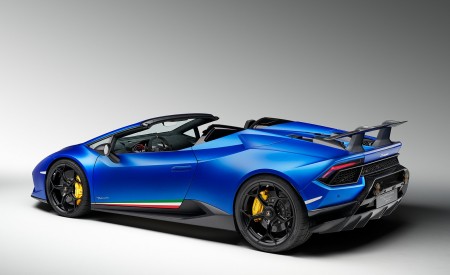 2019 Lamborghini Huracán Performante Spyder Rear Three-Quarter Wallpapers 450x275 (79)