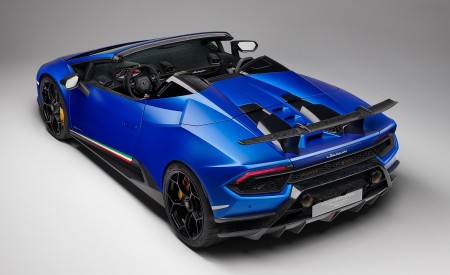 2019 Lamborghini Huracán Performante Spyder Rear Three-Quarter Wallpapers 450x275 (68)