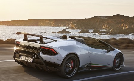 2019 Lamborghini Huracán Performante Spyder Rear Three-Quarter Wallpapers 450x275 (63)