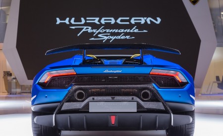 2019 Lamborghini Huracán Performante Spyder Rear Wallpapers 450x275 (89)