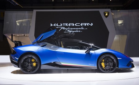 2019 Lamborghini Huracán Performante Spyder Side Wallpapers 450x275 (85)