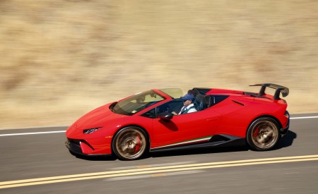 2019 Lamborghini Huracán Performante Spyder Side Wallpapers 450x275 (12)