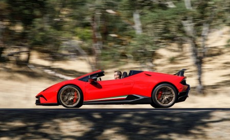 2019 Lamborghini Huracán Performante Spyder Side Wallpapers 450x275 (28)