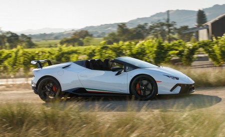 2019 Lamborghini Huracán Performante Spyder Side Wallpapers 450x275 (13)