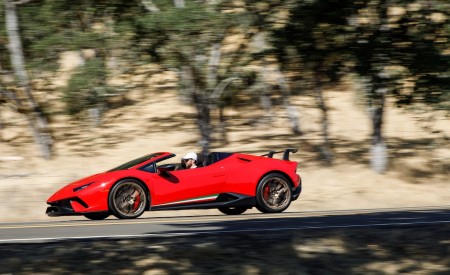2019 Lamborghini Huracán Performante Spyder Side Wallpapers 450x275 (14)