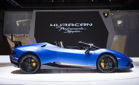 2019 Lamborghini Huracán Performante Spyder Side Wallpapers 450x275 (84)