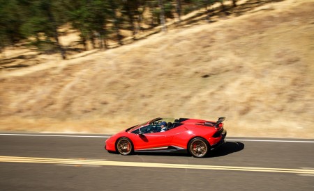 2019 Lamborghini Huracán Performante Spyder Side Wallpapers 450x275 (16)