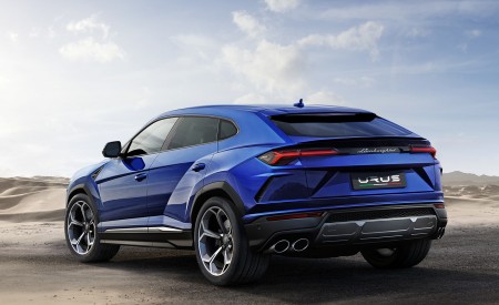 2019 Lamborghini Urus Rear Three-Quarter Wallpapers 450x275 (138)