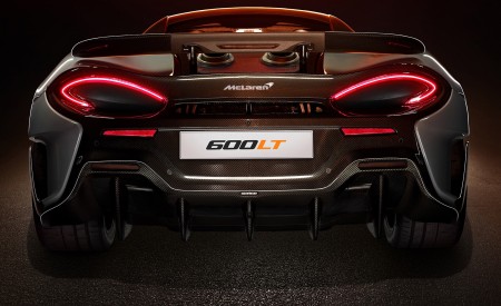 2019 McLaren 600LT Coupé (Color: Chicane Grey) Rear Wallpapers 450x275 (90)