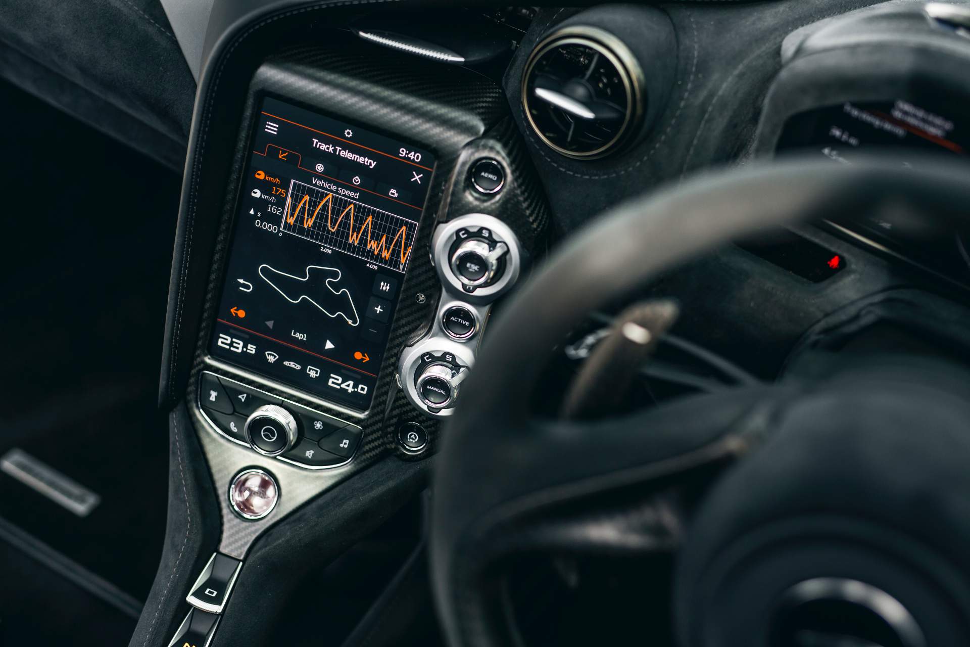 2019 McLaren 720S Track Pack Interior Detail Wallpapers (12)