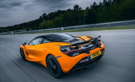 2019 McLaren 720S Track Pack Rear Three-Quarter Wallpapers 450x275 (4)