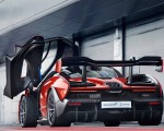 2019 McLaren Senna (Color: Delta Red) Rear Three-Quarter Wallpapers 150x120