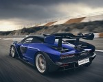 2019 McLaren Senna (Color: Kyanos Blue) Rear Three-Quarter Wallpapers 150x120 (60)