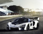 2019 McLaren Senna (Color: Pure White) Front Three-Quarter Wallpapers 150x120