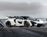 2019 McLaren Senna (Color: Pure White) Front Three-Quarter Wallpapers 150x120