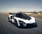 2019 McLaren Senna (Color: Pure White) Front Wallpapers 150x120