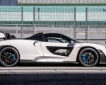 2019 McLaren Senna (Color: Pure White) Side Wallpapers 150x120 (54)