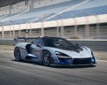 2019 McLaren Senna (Color: Victory Grey) Front Three-Quarter Wallpapers 150x120