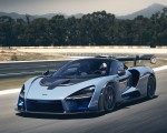 2019 McLaren Senna (Color: Victory Grey) Front Three-Quarter Wallpapers 150x120