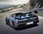 2019 McLaren Senna (Color: Victory Grey) Rear Three-Quarter Wallpapers 150x120