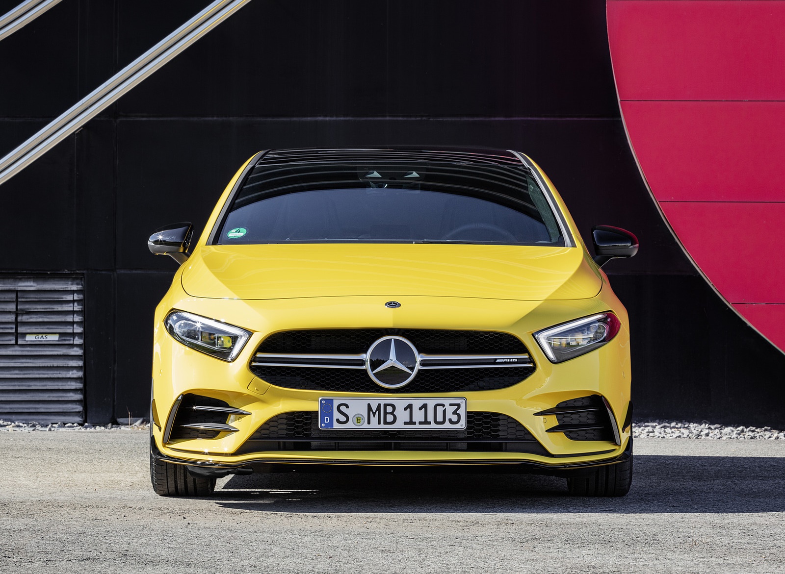 2019 Mercedes-AMG A35 4MATIC (Color: Sun Yellow) Front Wallpapers (15)