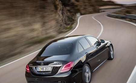 2019 Mercedes-AMG C43 4MATIC (Color: Obsidian Black Metallic) Rear Three-Quarter Wallpapers 450x275 (169)
