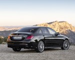 2019 Mercedes-AMG C43 4MATIC (Color: Obsidian Black Metallic) Rear Three-Quarter Wallpapers 150x120
