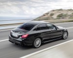 2019 Mercedes-AMG C43 4MATIC (Color: Obsidian Black Metallic) Rear Three-Quarter Wallpapers 150x120