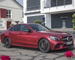 2019 Mercedes-AMG C43 4MATIC Sedan (Color: Hyacinth Red) Front Three-Quarter Wallpapers 150x120