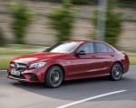 2019 Mercedes-AMG C43 4MATIC Sedan (Color: Hyacinth Red) Front Three-Quarter Wallpapers 150x120