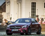 2019 Mercedes-AMG C43 4MATIC Sedan (Color: Hyacinth Red) Front Wallpapers 150x120